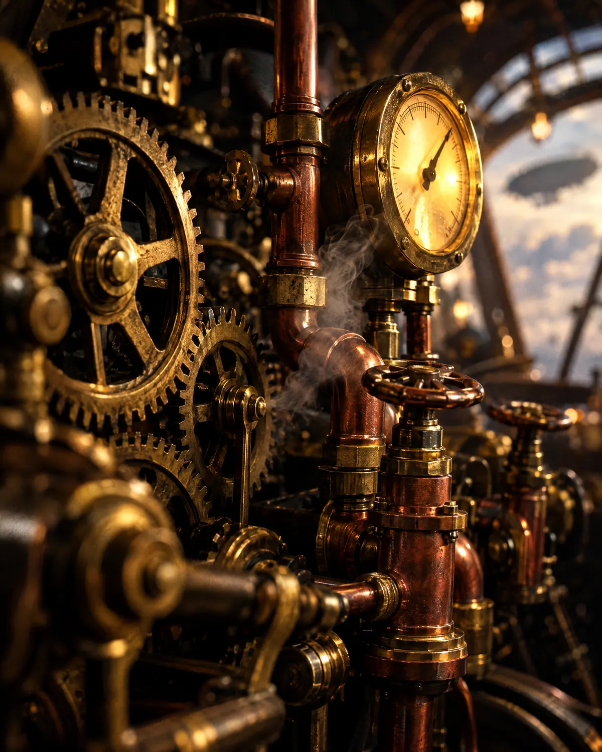 Steampunk: Airship atmosphere 2