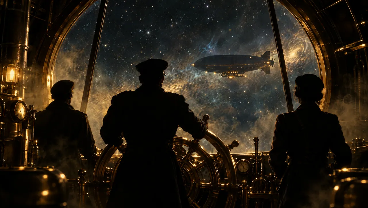 Steampunk: Airship atmosphere 1