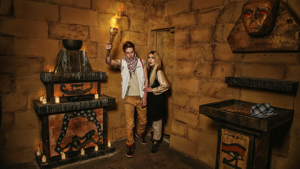 Inside The Tomb at Escape Land
